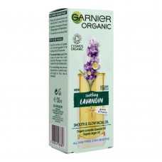 Garnier Organic Soothing Lavandin Smooth & Glow Facial Oil, All Skin Types, 30ml