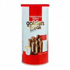 Golden Break Cappuccino Cream Wafer Rolls, 300g