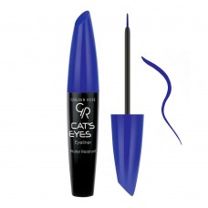 Golden Rose Cat's Eyes Eyeliner, Matte Blue