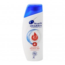 Head & Shoulders 2-In-1 Smooth Silky Anti-Dandruff Shampoo + Conditioner, 190ml