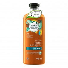Herbal Essences Bio Renew Smooth Golden Moringa Oil Shampoo, Paraben Free, 400ml