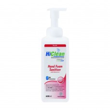Hiclean Vanilla Hand Foam Sanitiser With Moisturiser, Alcohol Free, 600ml