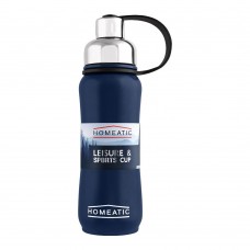 Homeatic Leisure & Sports Cup Steel Water Bottle, Grey, 500ml, KD-850