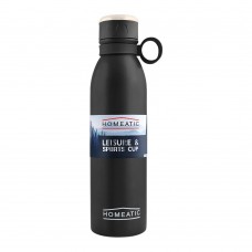 Homeatic Leisure & Sports Cup Steel Water Bottle, Grey, 750ml, KA-030