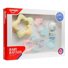 Huanger Baby Rattles, 4 Pieces, 0m+, HE0126