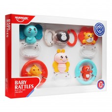 Huanger Baby Rattles, 6 Pieces, 0m+, HE0132