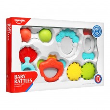 Huanger Baby Rettles, 6 Pieces, 0m+, HE0151