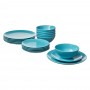 IKEA Fargrik Serving 18 Piece Dinnerware Set, Light Blue, 90247709