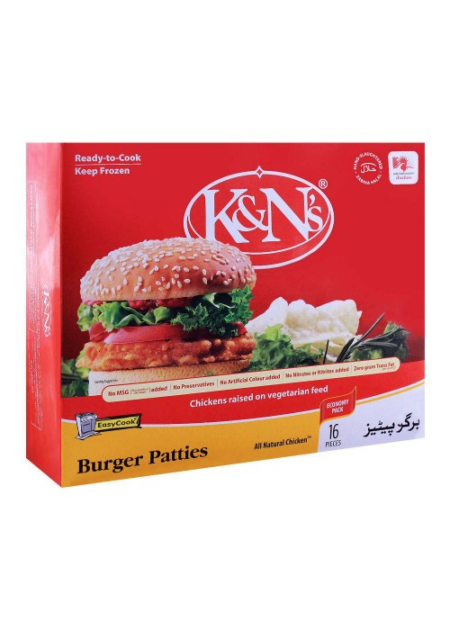 K&Ns Chicken Burger Patties, 16-Pack, 1070g