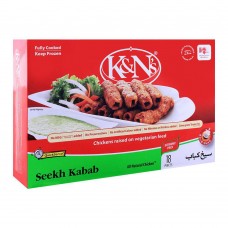 K&N's Chicken Seekh Kabab, 18-Pack
