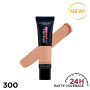 LOreal Paris Infallible 24H-Matte Cover Foundation, 300 Amber