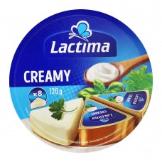 Lactima Creamy Cheese Portions, 8 Pieces, 120g