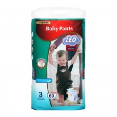 Leo Plus Super Fit Baby Pants Medium No. 3, 6-11Kg, 60-Pack