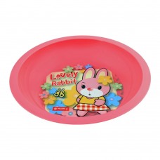 Lion Star Emily Kids Deep Dining Plate, 04, Pink, MW-54