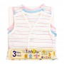 Little Joy Sleve Less Kids Vest, 3-Pack, Multi Color