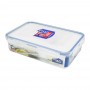 Lock & Lock Rectangular Short Food Storage Container, With Divider, 800ml LLHPL816C