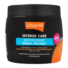 Lolane Intense Care Detox Expert Mineral Hair & Scalp Treatment, For Oily Hair, 250g
