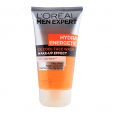 Loreal Paris Men Expert Hydra Energetic Ice Cool Face Wash, Soap Free, 150ml