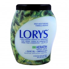 Lorys Keratin + Olive Oil + Omega 6 & 9 Hair Cream, For Dry & Dull Hair, 1000g