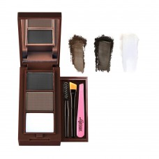 Luscious Cosmetics Brow Luxe Tool Kit, Dark