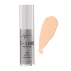 Luscious Cosmetics Soft Light All Day Glow Foundation, Natural Matte, 0.5
