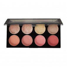 Makeup Revolution Blush Palette, Blush Goddess, 8-Pack