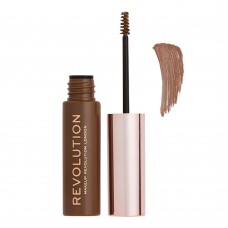 Makeup Revolution Brow Gel, Ash Brown, 6ml