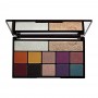 Makeup Revolution Carmi Eyeshadow Palette, Kiss Of Fire, 12-Pack