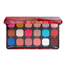 Makeup Revolution Forever Flawless Eyeshadow Palette, Flamboyance, 18 Shades