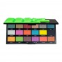 Makeup Revolution I Heart Slime Eyeshadow Palette, Chocolate, 18 Shades