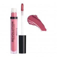 Makeup Revolution Matte Liquid Lipstick, Rose 118