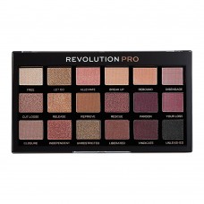 Makeup Revolution Pro Regeneration Eyeshadow Palette, Unleashed, 18-Pack