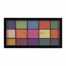 Makeup Revolution Reloaded Eyeshadow Palette, Passion For Colour, 15-Pack