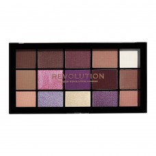 Makeup Revolution Reloaded Eyeshadow Palette, Visionary, 15-Pack