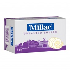 Millac Butter, Unsalted, 1 KG
