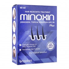 Minoxin Hair Regrowth Treatment, Minoxidil 5% Tropical Solution, 60ml