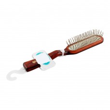 Mira Hair Brush With Steel Pins, Brown Color, No. 339