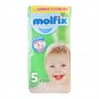 Molfix No. 5 Diapers, Junior 11-18 KG, Jumbo Economy, 52-Pack