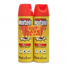 Mortein All Insect Killer Spray, 2x375ml, Save Rs. 140