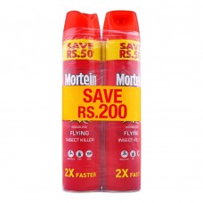 Mortein Odourless Flying Insect Spray, 2X Faster 2x550ml, Save Rs. 200