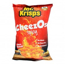 Mr. Krisps Cheezos, Spicy Flavor, Oven Baked, Gluten Free, 80g
