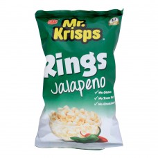 Mr. Krisps Rings, Jalapeno Flavor, Oven Baked, Gluten Free, 80g