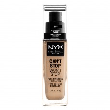 NYX Can't Stop Won't Stop 24HR Full Coverage Foundation, Buff