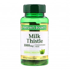 Nature's Bounty Milk Thistle 1000mg, 50 Softgels, Herbal Supplement