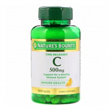 Nature's Bounty Vitamin C, 500mg, 100 Tablets, Vitamin Supplement