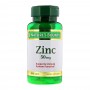Natures Bounty Zinc 50mg, 100 Caplets, Dietary Supplement