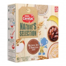 Nestle Cerelac Nature's Selection Cereal, Multigrain, Dates & Bananalicious, 175g