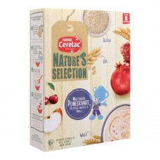 Nestle Cerelac Nature's Selection Cereal, Multigrain, Pomegranate, Cherries & Apples, 350g