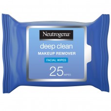 Neutrogena Deep Clean Make-Up Remover Facial Wipes, 25 Wipes