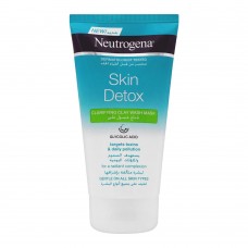 Neutrogena Skin Detox Clarifying Clay Wash Mask, All Skin Types, 150ml